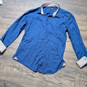 Hugo Boss Mens Blue Long Sleeve‎ Top Size